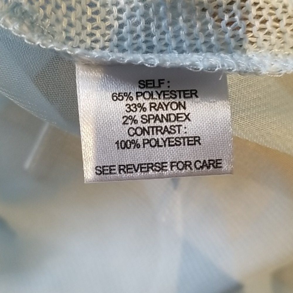 Long sleeve light blue top - Picture 5 of 6